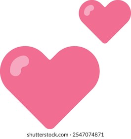 pink heart love valentines day romance