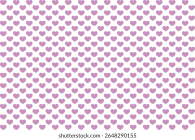 Pink Heart Pattern Transparent Background