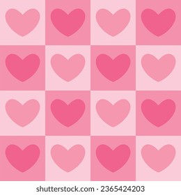 fondo de patrón transparente de corazón rosa para valentina, envoltura, papel tapiz, boda, amor