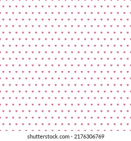 pink heart shape seamless pattern vector illustration,heart shape design background,transparent backdrop.