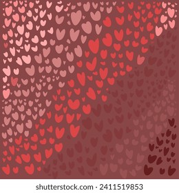 pink heart shaped valentine's day wallpaper and background 