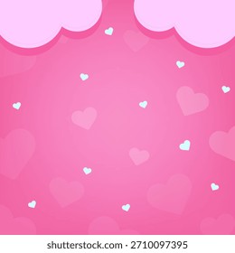 Pink Heart Texture Background Design