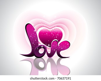 pink heart twinkle star background with magenta love