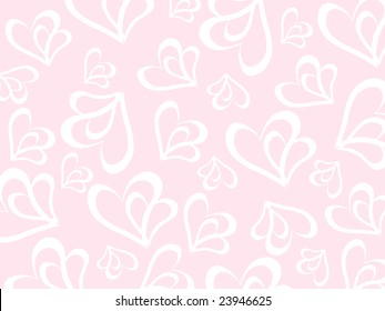 pink heart vector illustration