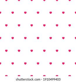 pink heart vector simple seamless pattern, minimalist design, digital card, seamless vector background, t-shirt textile pattern, wrapping tissue design, packaging vector design, valentine's greeting 