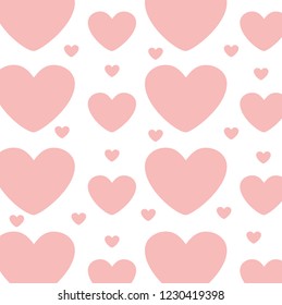 pink hearts background