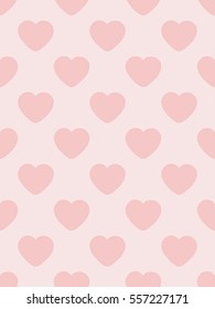 Pink hearts on a pink background. The theme of Valentines day
