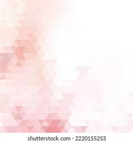 Pink hexagon background. Presentation template. Vector background.