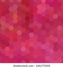 pink hexagonal background.  abstract pattern.