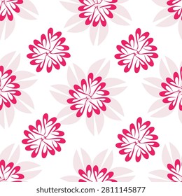 Pink Hibiscus pattern. Tropical botanical Seamless pattern. motif exotic hibiscus design. Hawaii shirt, summer design. beautiful pink floral sweet, floral patterns. hibiscus flower. Pink fashion
