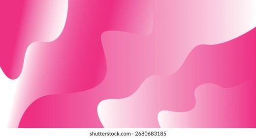 Fondo abstracto de la onda de la colina rosada