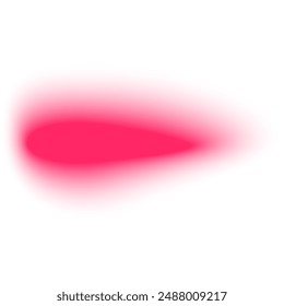 pink horizontal spot with translucent edges