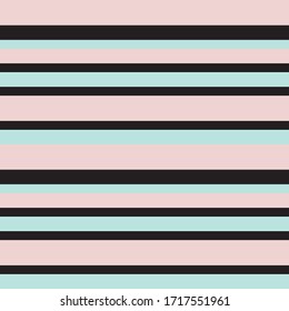 Pink Horizontal striped seamless pattern background suitable for fashion textiles, graphics