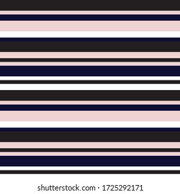 Pink Horizontal striped seamless pattern background suitable for fashion textiles, graphics