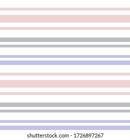 Pink Horizontal striped seamless pattern background suitable for fashion textiles, graphics
