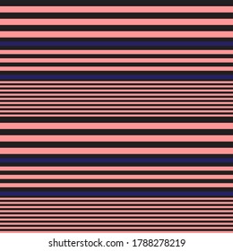 Color de fondo de patrón horizontal a rayas rosadas adecuado para textiles de moda, gráficos