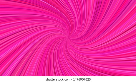 Pink hypnotic abstract spiral ray burst stripe background - vector illustration