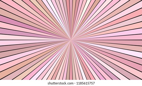 Pink hypnotic abstract striped ray burst background design - vector explosive illustration