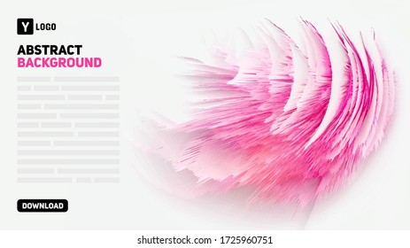 Pink Ice Modern Abstract Background. Modern Abstract Design concept of web page design. Easy to edit, Vector illustration, Portfolio, Brochure cover, Social Media Banner, Slideshow Template, Wallpaper