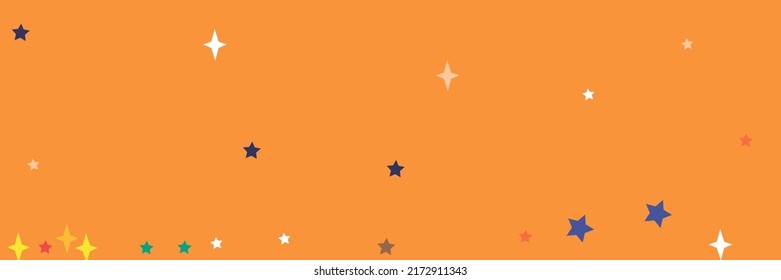 Pink Indigo Sea Pastel Chaotic Azure Green Stars Pattern. Vivid Orange Bright Red Violet Turquoise Blue Background. White Colorful Multicolor Lavender Print Stars Yellow Vibrant Sky Wallpaper.