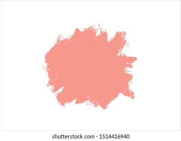 pink ink paint stroke background vector