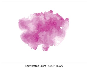 pink ink paint stroke background vector