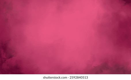 Pink ink and watercolor textures on white paper background. Brush painted watercolor abstract painting background,