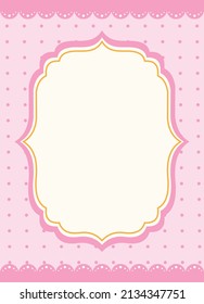 pink invitation background design for thanksgiving - vector stock background