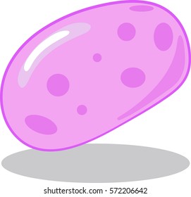 pink jelly bean
