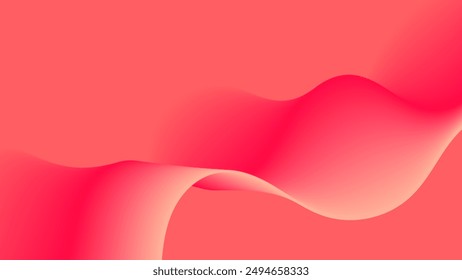 Pink kiss color abstract wave background. Abstract plasma background. Modern design template for web cover