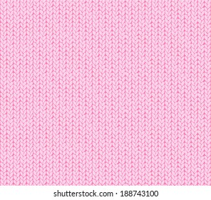 Pink knit fabric (seamless texture)