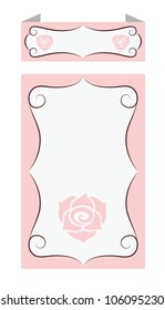 Pink labels.