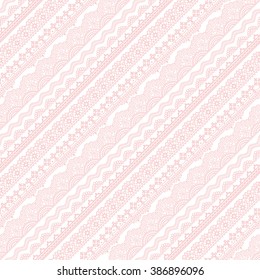 pink lace stripes pattern.