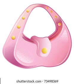 Pink lady's handbag