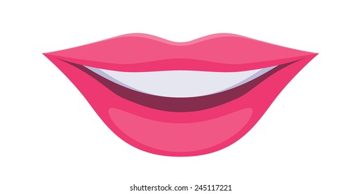 女性 笑顔 口 のイラスト素材 画像 ベクター画像 Shutterstock