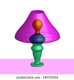 Pink lamp
