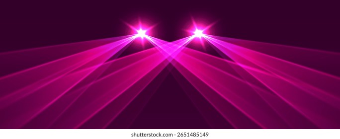 Pink lasers background., glowing rays or neon beams, bright futuristic backdrop..