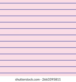 Pink and lavender medium horizontal stripe seamless pattern background