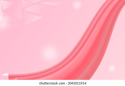 Fondo de capa rosada con vidrio transparente