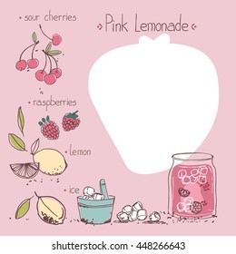 pink lemonade recipe template