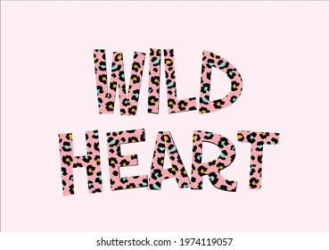 pink leopar vector art design 