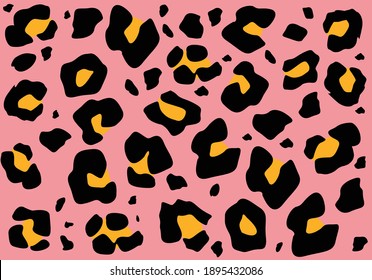 pink leopard exotic colorful leopard design hand drawn,stationary,fashion pattern,seamless,paper,fabric,t shirt,dress,wallpaper,decorative,mug,phone case funny cute pattern for everything