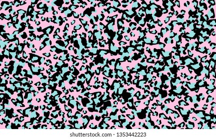 Pink leopard print design. Animal skin pattern. Vector illustration.