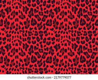 Pink leopard print vector animal skin texture