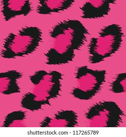 pink leopard seamless background