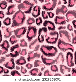 leopard skin texture seamless pattern design image illustration
