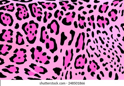 Pink leopard skin vector