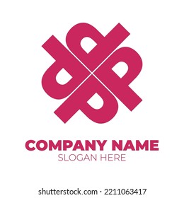 Pink Letter P Cancer Care Logo Design