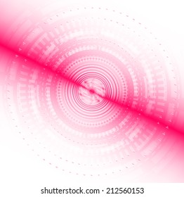 Pink Light Abstract background circles