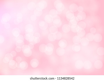 pink light bokeh background